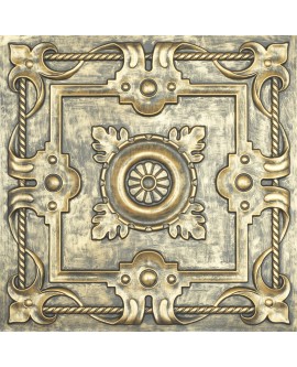 Tin ceiling tiles artistic ancient gold color bar wall panel PL29 pack of 10pcs