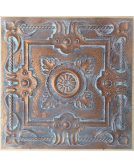 Ceiling tiles Faux vintage painted weathering copper color PL29 10pc/lot