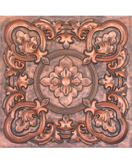 Tin ceiling tiles artistic Rustic copper color coffee wall panel PL30 pack of 10pcs