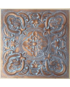 Ceiling tiles Faux vintage painted weathering copper color PL30 10pc/lot
