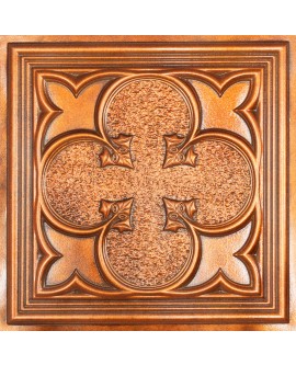 Vintage ceiling panels, Pressed Tin Ceiling Tile, Archaic copper color PL35 pack of 10pcs