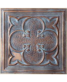 Ceiling tiles Faux vintage painted weathering copper color PL35 10pcs/lot