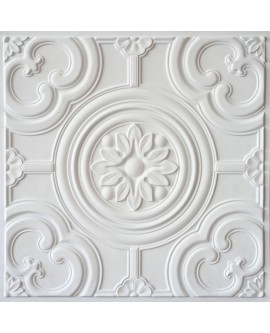 Faux Tin ceiling tiles white matte PL50 pack of 10pcs