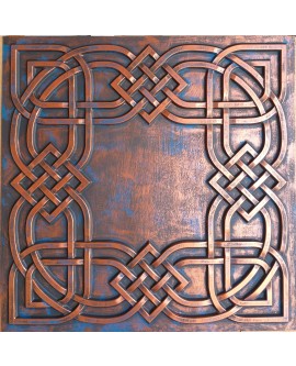 2x2 Ceiling tiles Faux Tin rustic copper color PL61 10pcs/lot
