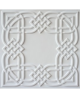 Drop in Ceiling tiles Faux Tin white matte color PL61 pack of 10pcs