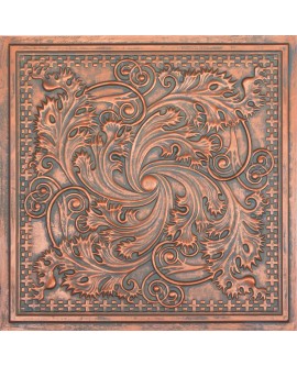 2x2 Ceiling tiles Faux Tin Rustic copper color PL62 10pcs/lot