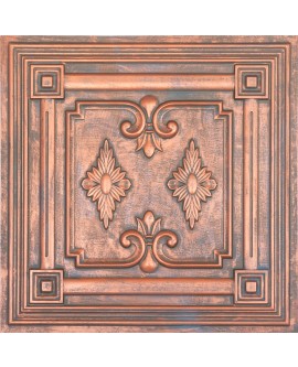 2x2 Ceiling tiles Faux Tin Rustic copper color PL63 10pcs/lot