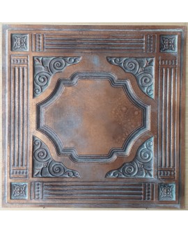 Ceiling tiles Faux vintage painted weathering copper color PL65 10pcs/lot