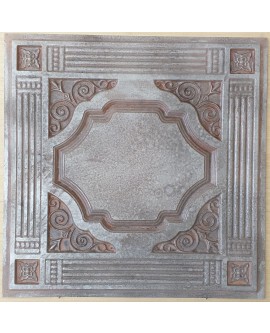 Amercian Ceiling tiles Faux Tin weathered iron color PL65 10pcs/lot