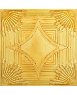 Artistic ceiling tiles, Suspended Wall Panels, golden color PL81 10pcs/lot