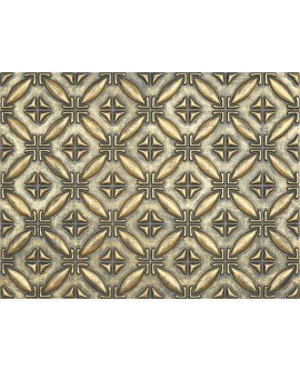 Drop in ceiling panels, Plastic wall panels, Ancient gold color PLB38 pack of 10pcs