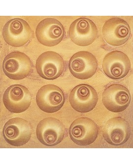 Embellish ceiling tiles, Decorative pvc panels, Vintage brown gold color PLM102 10pcs/lot