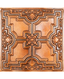 Faux Tin ceiling tiles Archaic copper color PL16 pack of 10pcs
