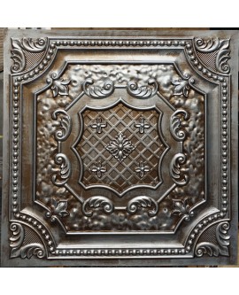 Faux Tin ceiling tiles antique tin copper color PL04 pack of 10pcs