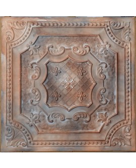 ceiling tiles Faux tin finished washed brown color PL04 pack of 10pcs