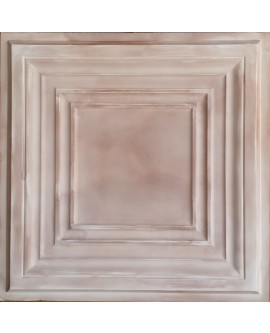 Ceiling tiles Faux Tin painting beige color PL05 pack of 10pcs