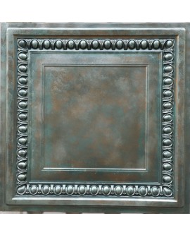 Plastic Ceiling tiles Faux tin copper patina color PL06 10pcs/lot
