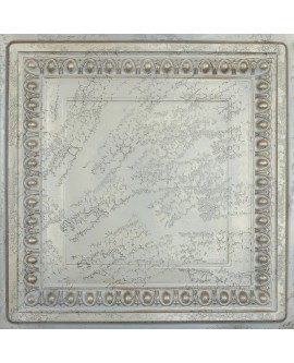 Reclaimed ceiling tiles, Aged Ceiling Panels, Distress crack champagne gold color PL06 pack of 10pcs