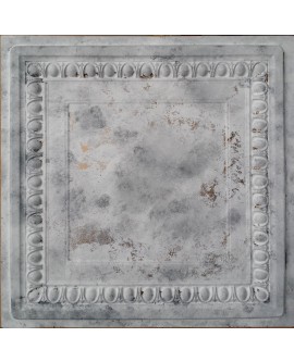 Faux Tin ceiling tiles distress white gray color PL06 pack of 10pcs