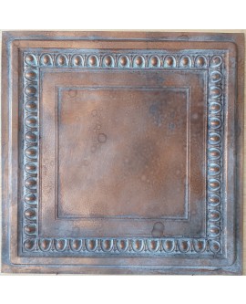 Ceiling tiles Faux Tin painted weathering copper color PL06 pack of 10pc