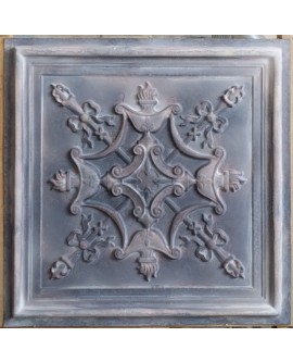 Tin ceiling tiles embossed cafe club old wood gray wall panel PL07 pack of 10pcs