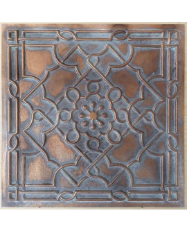 Ceiling tiles Faux Tin vintage painted weathering copper color PL09 10pc/lot