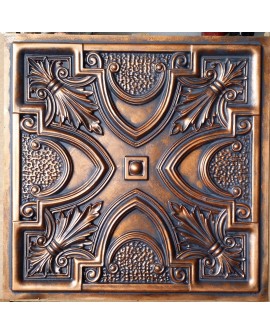 Faux Tin ceiling tiles Archaic copper color PL11 pack of 10pcs