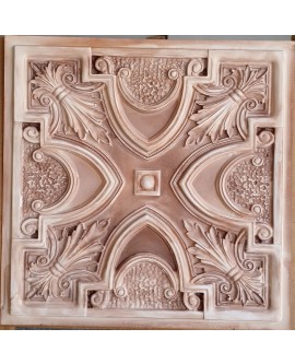 Ceiling tiles Faux Tin painting beige color PL11 pack of 10pcs