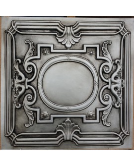 Faux Tin ceiling tiles Antique silver color PL15 pack of 10pcs