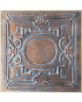 Ceiling tiles Faux Tin vintage painted weathering copper color PL15 10pc/lot