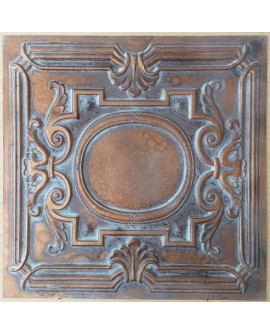 Ceiling tiles Faux Tin vintage painted weathering copper color PL15 10pcs/lot