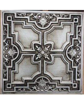 Faux Tin ceiling tiles antique silver PL16 pack of 10pcs