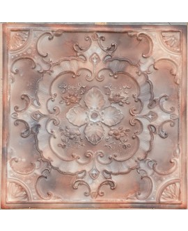 Faux Tin ceiling tiles washing brown color PL19 pack of 10pcs