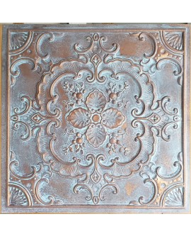 Ceiling tiles Faux vintage painted weathering copper color PL19 10pc/lot