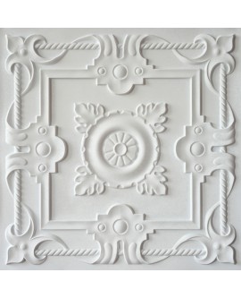 Tin ceiling tiles artistic white matte color bar wall panel PL29 pack of 10pcs