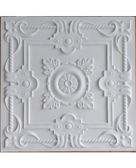 Tin ceiling tiles artistic white matt color bar wall panel PL29 pack of 10pcs