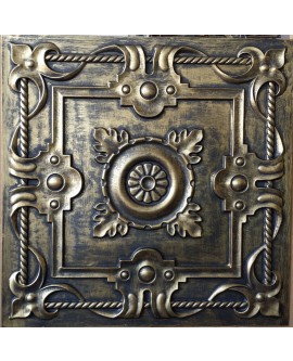 Tin ceiling tiles artistic ancient gold color bar wall panel PL29 pack of 10pcs