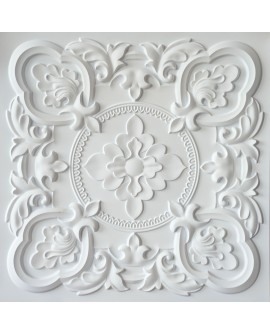 suspended Ceiling tiles Faux Tin white matte color PL30 pack of 10pcs