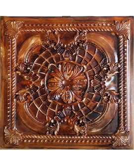 suspended Ceiling tiles Faux Tin oil painting wood color PL31 pack of 10pc
