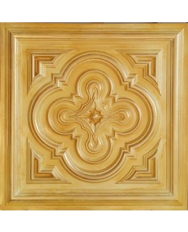embossed Ceiling tiles Faux Tin golden color PL36 pack of 10pc