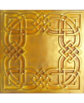 Ceiling tiles Faux tin golden color PL61 10pcs/lot