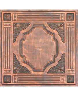 2x2 Ceiling tiles Faux Tin Rustic copper color PL65 10pcs/lot