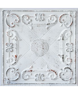 Decorative Fancy Tiles, 3D embossed wall panels, Distress crack white black color PL22 pack of 10pcs