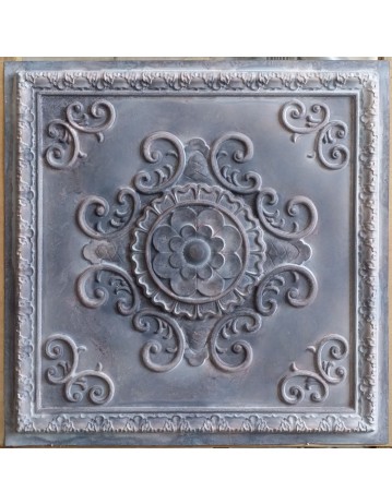 Tin ceiling tiles embossed cafe club old wood gray wall panel PL08 pack of 10pcs