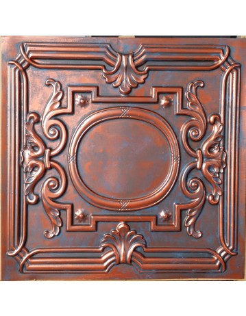 Faux Tin ceiling tiles Rustic copper color PL15 pack of 10pcs