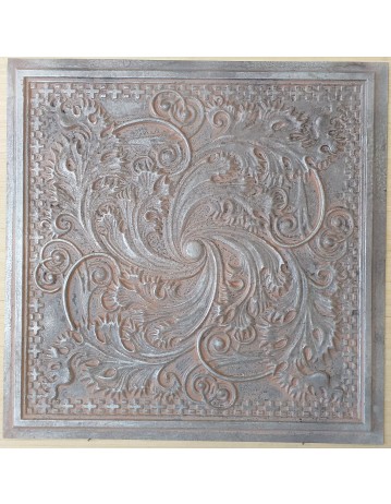 Amercian Ceiling tiles Faux Tin weathered iron color PL62 10pcs/lot