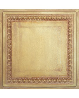 Copper tin tile, Interior roof panels, Vintage brown gold color PL06 pack of 10pcs