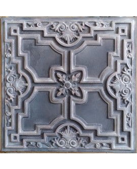 Tin ceiling tiles artistic old wood gray color cafe club wall panel PL16 pack of 10pcs