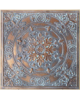 Ceiling tiles Faux vintage painted weathering copper color PL18 10pc/lot