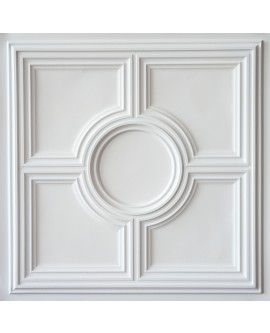 suspended Ceiling tiles Faux Tin white matte color PL37 pack of 10pcs